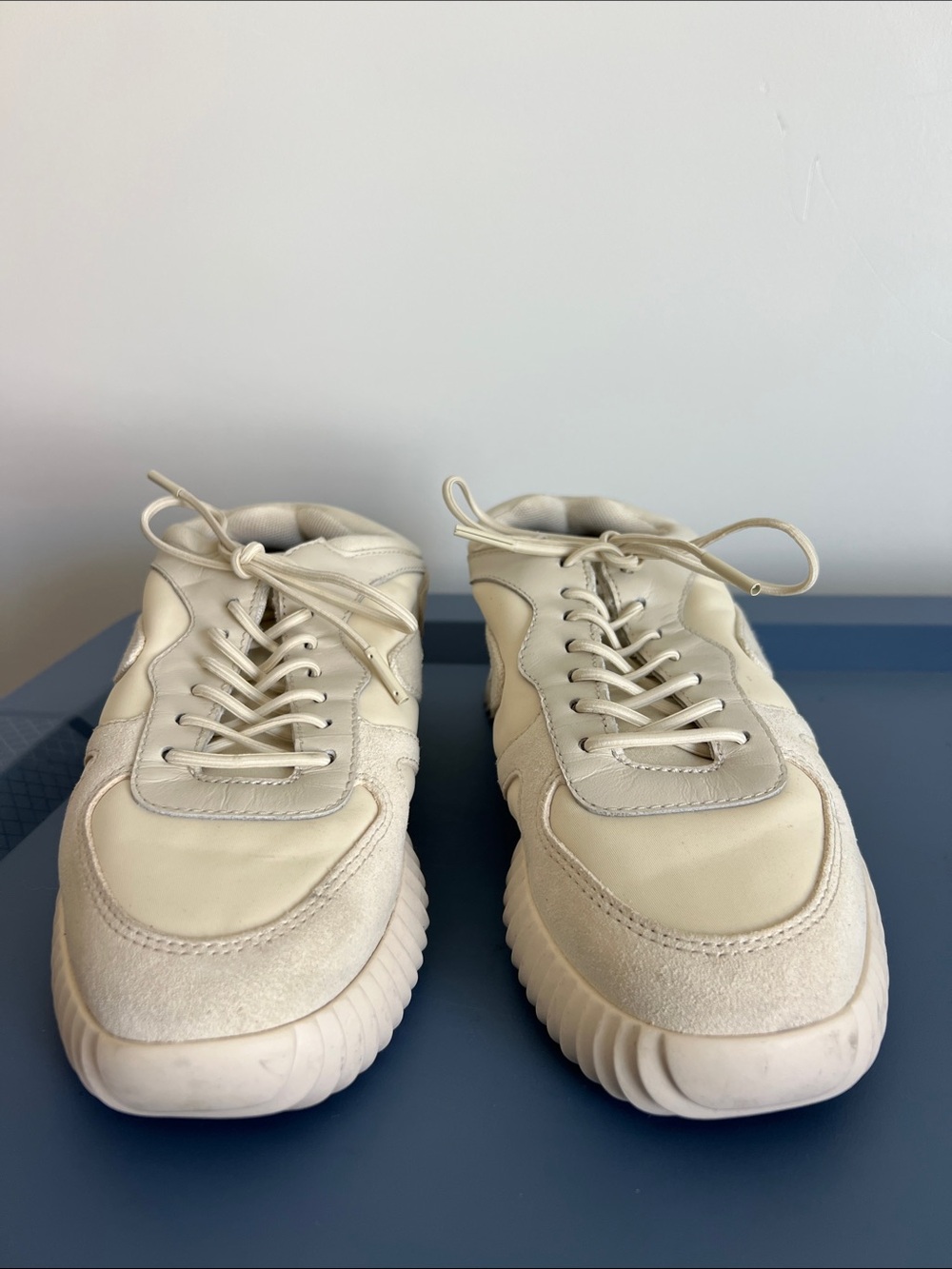 Rag & Bone retro runner 2.0 vanilla cream sneakers trainers 37.5 minimalist - Picture 3 of 11